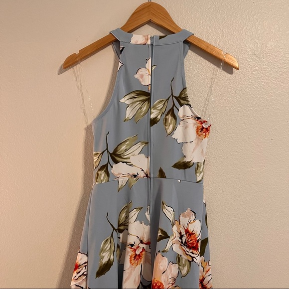 Baby Blue Skater Dress - Picture 2 of 8